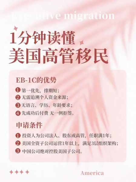 美国高管移民条件_美国高管移民流程