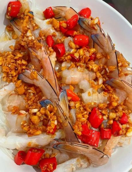粉丝虾蒜蓉怎么做_蒜蓉粉丝虾蒸多久