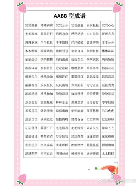 表示神态aabb的词语有哪些_如何用在作文里