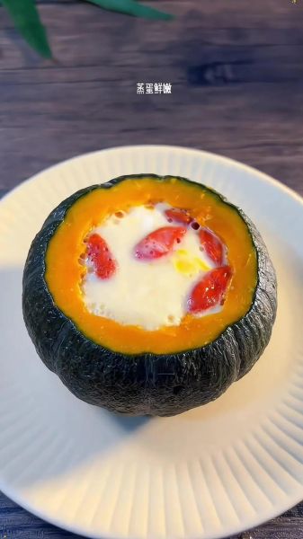 南瓜蒸蛋怎么做_宝宝辅食南瓜蒸蛋做法