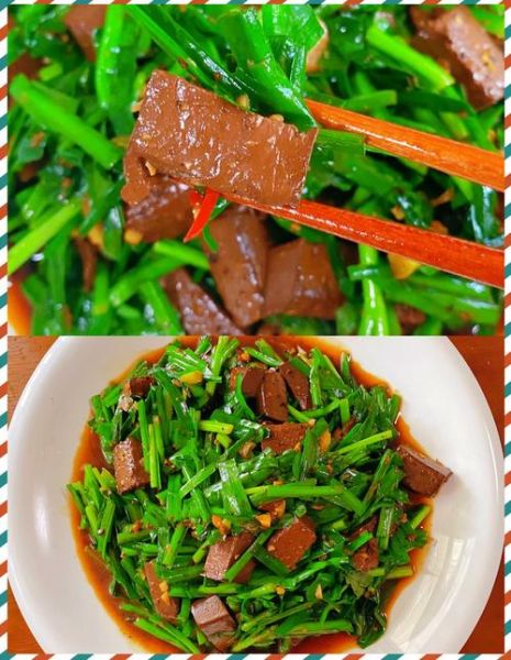 韭菜炒鸭血怎么做_鸭血要不要焯水