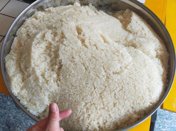 糯米怎么蒸不粘锅_糯米泡水多久最合适