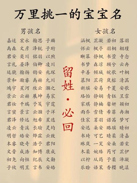 什么什么宝宝起名_什么什么宝宝名字大全