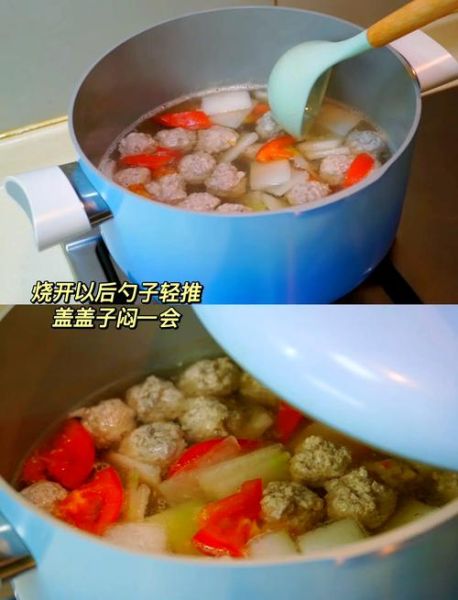 生汆丸子汤的家常做法_丸子不散的秘诀