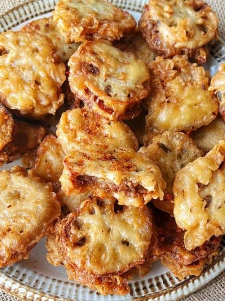 炸藕夹怎么做才酥脆_藕夹肉馅怎么调才入味