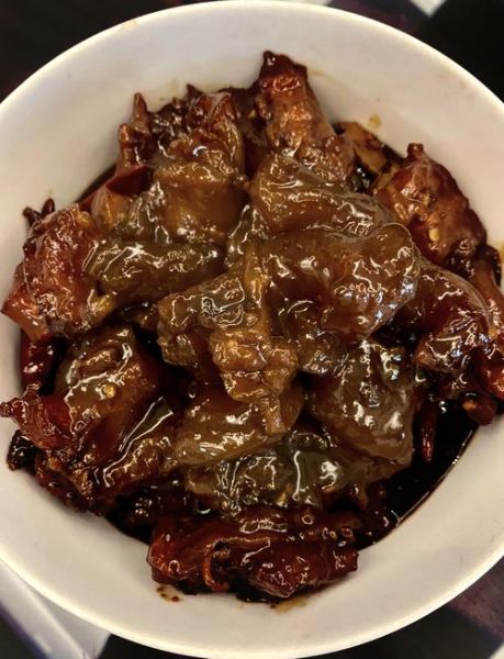 牛蹄筋怎么做好吃_高压锅炖牛蹄筋的做法