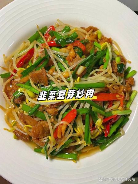 韭菜炒豆芽怎么做_韭菜炒豆芽的家常做法