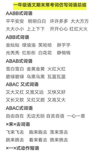 仿写反式词语有哪些_如何快速掌握