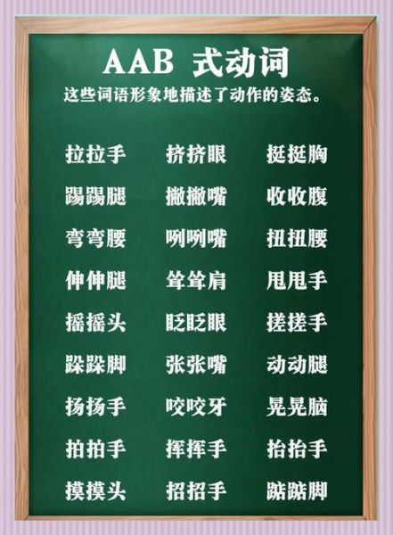 什么是AAB词语_如何快速掌握AAB词语