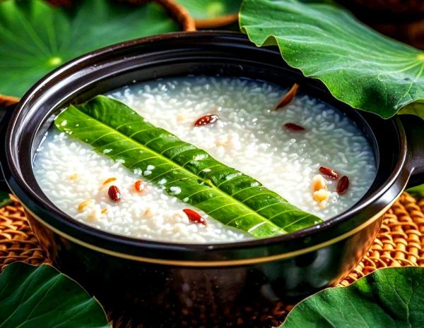 荷叶粥怎么做_荷叶粥的功效与作用