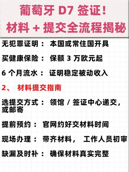 葡萄牙移民签证条件_葡萄牙移民签证流程