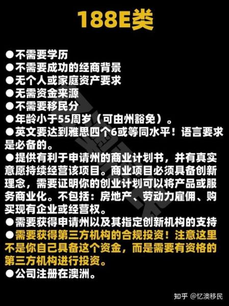 澳洲投资移民条件_澳洲投资移民需要多少钱