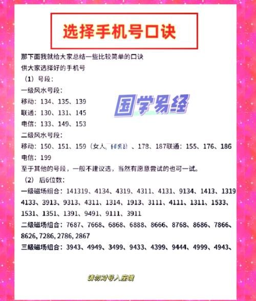 手机号码怎么选号_选号有什么讲究