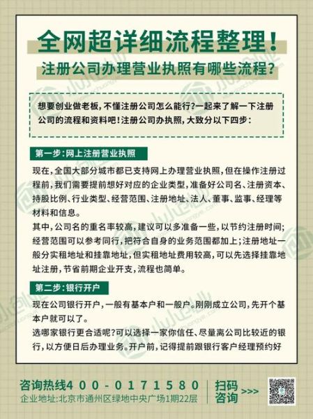 做生意公司注册流程_做生意公司需要哪些资质