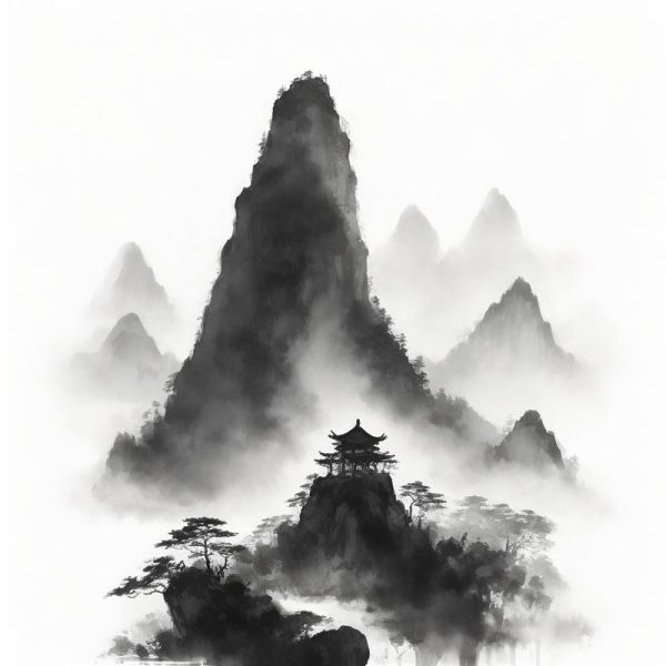 墨画意境如何表现_墨画美在何处