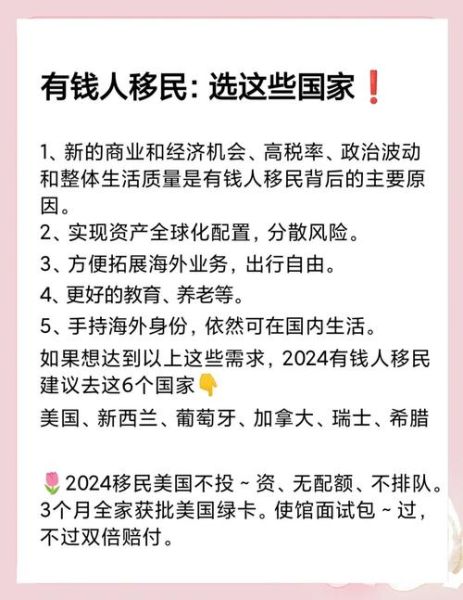中国人最容易移民的国家有哪些_2024年最新政策解析