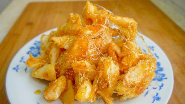 拔丝山药怎么做_拔丝山药的家常做法