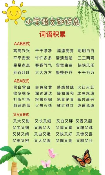 春天aabb词语有哪些_怎么用