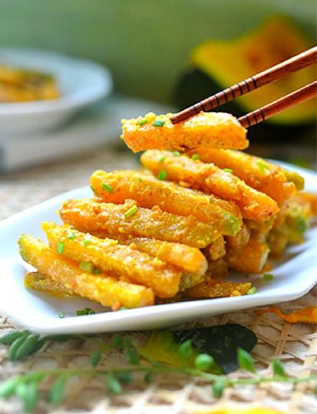 咸蛋黄焗南瓜怎么做_咸蛋黄焗南瓜家常做法