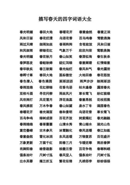 春天嗅觉词语有哪些_如何描写春天的气味