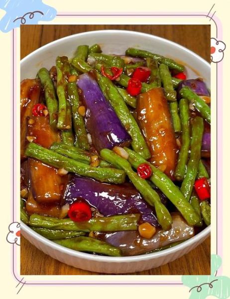 豆角烧茄子怎么做_豆角烧茄子家常做法