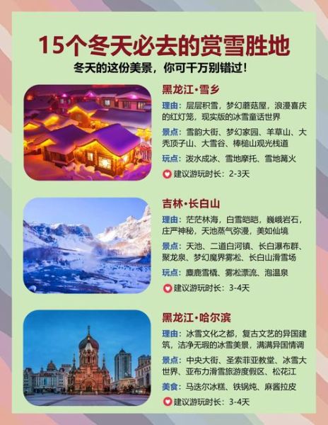 冰天雪地旅游去哪好_如何保暖又省钱