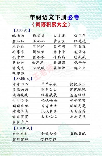 abab式词语描写天气有哪些_怎么用