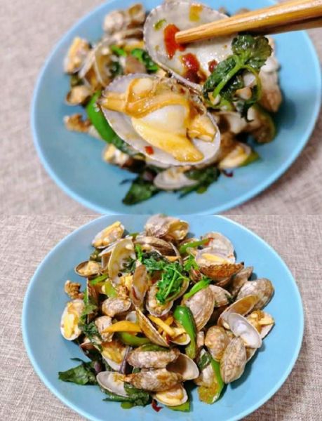 香辣花甲怎么做_花甲焯水还是直接炒