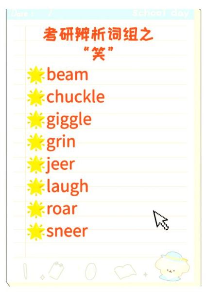 笑声bb式词语有哪些_如何运用在写作中