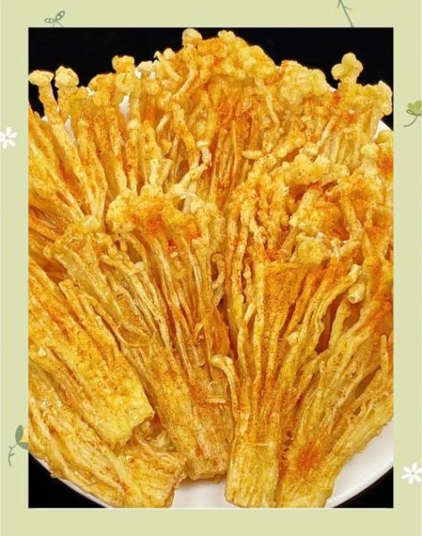 炸金针菇怎么做才酥脆_金针菇炸多久不会老