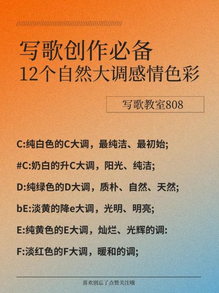 音乐色彩有哪些_如何运用音乐色彩提升情绪