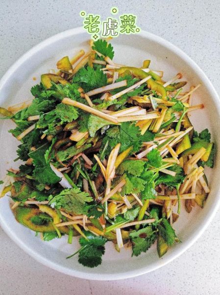 凉拌老虎菜怎么做_老虎菜用哪些调料