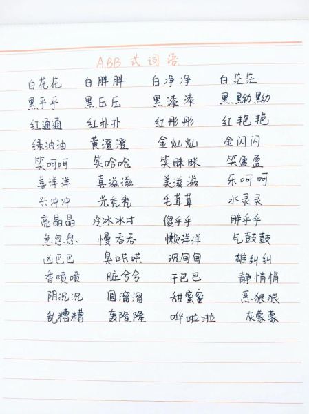 巍巍abb式词语有哪些_巍巍abb式词语怎么写