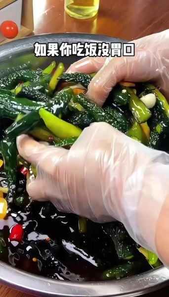 油黄瓜怎么腌制才脆_家常油黄瓜做法步骤