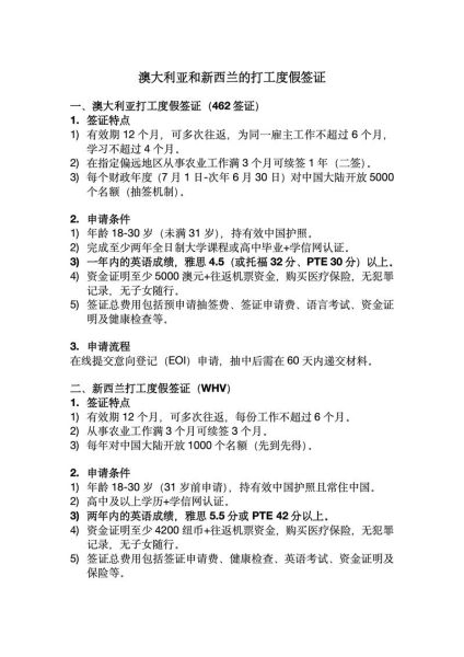 打工移民需要什么条件_如何申请打工移民签证