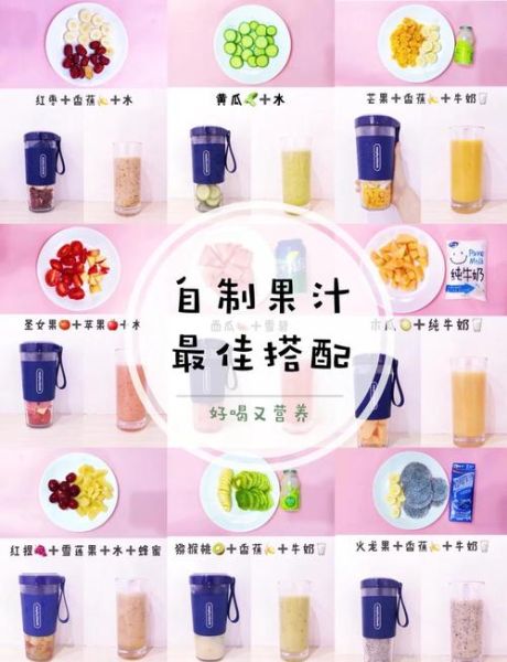 果汁的做法和配方大全_鲜榨果汁怎么搭配好喝