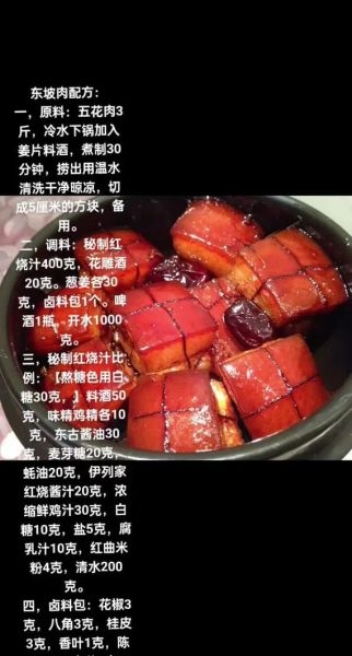 东坡肉怎么做_正宗东坡肉配方