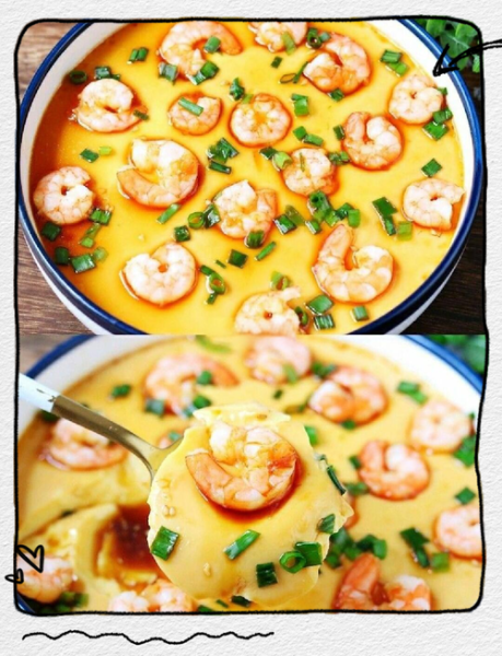 虾仁炖蛋怎么做_虾仁炖蛋蒸多久才嫩滑