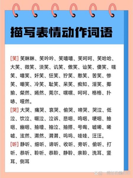 描写动作分解词语有哪些_如何精准运用