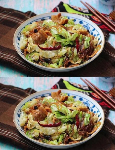 圆白菜炒粉条怎么做好吃_圆白菜炒粉条的家常做法