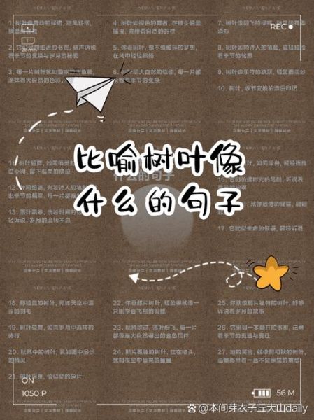 树叶后面写什么词语_怎么写才生动