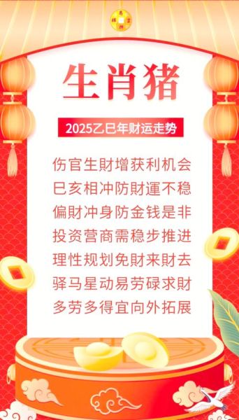 猪年今年运势_属猪2024年运势如何