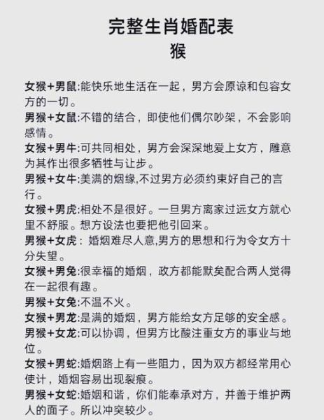 猴和哪个属相最配_属猴最佳婚配属相