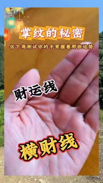 财运线是哪个_怎么看手相财运线