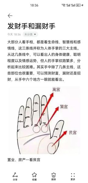 女人财运好的手相图_怎么看手相