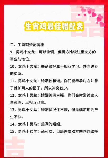 93年鸡女适合什么属相_93年鸡女婚配最佳属相