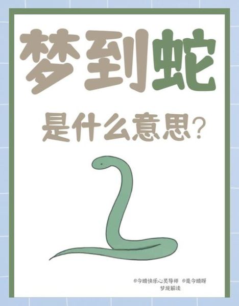 梦到家里有蛇_是什么预兆