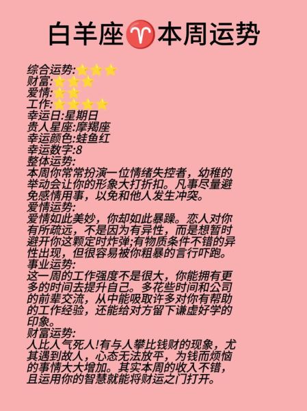 白羊座10月感情运势如何_白羊座10月会复合吗