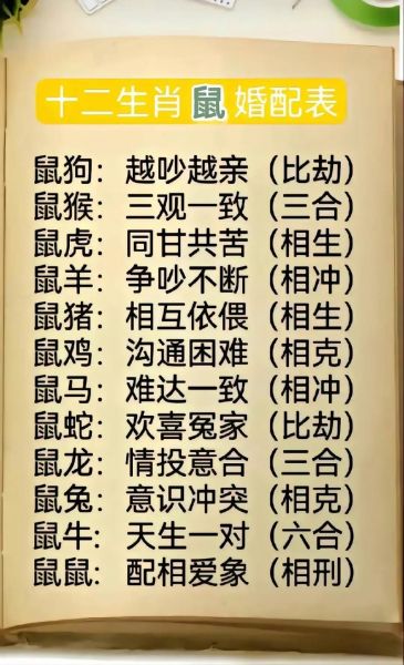 属鼠和属牛最配吗_属鼠婚配属相解析