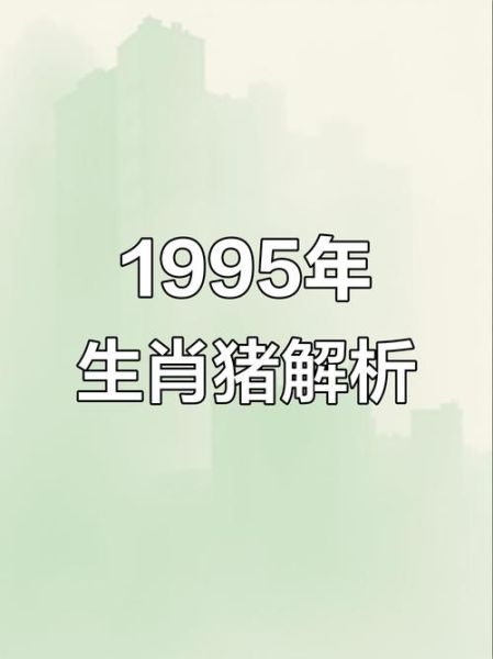 95年属什么生肖_1995年出生的人属什么
